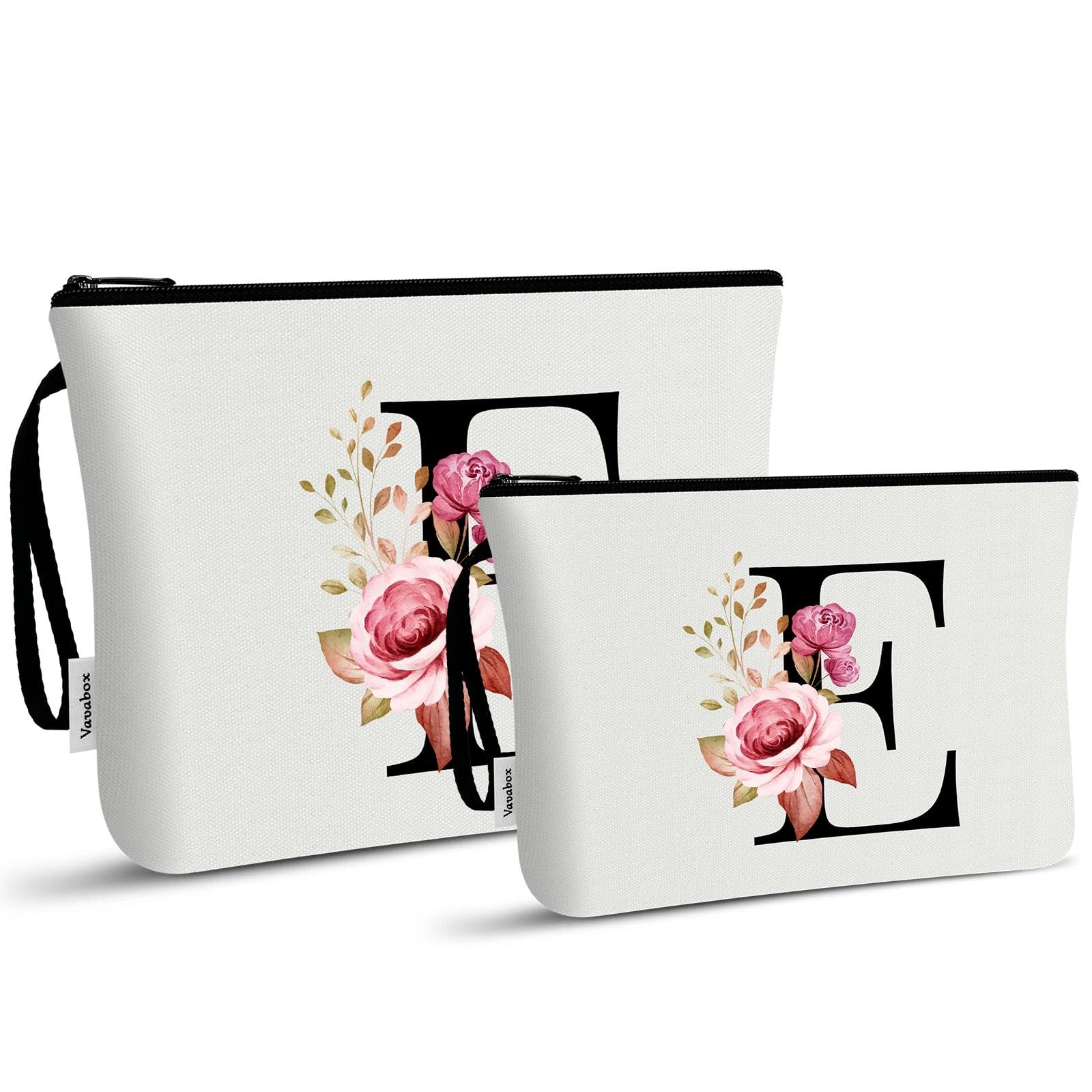 Vavabox A-Z Personalisierte Kosmetiktasche-Geburtstagsgeschenke für Frauen, Mütter, Beste Freundinnen und Brautjungfern