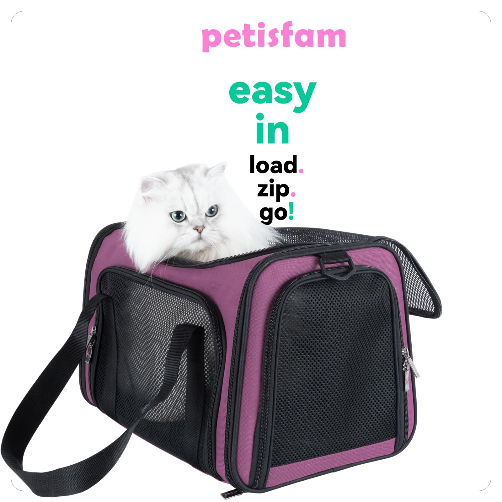Transportbox für mittelgroße Katzen und kleine Hunde