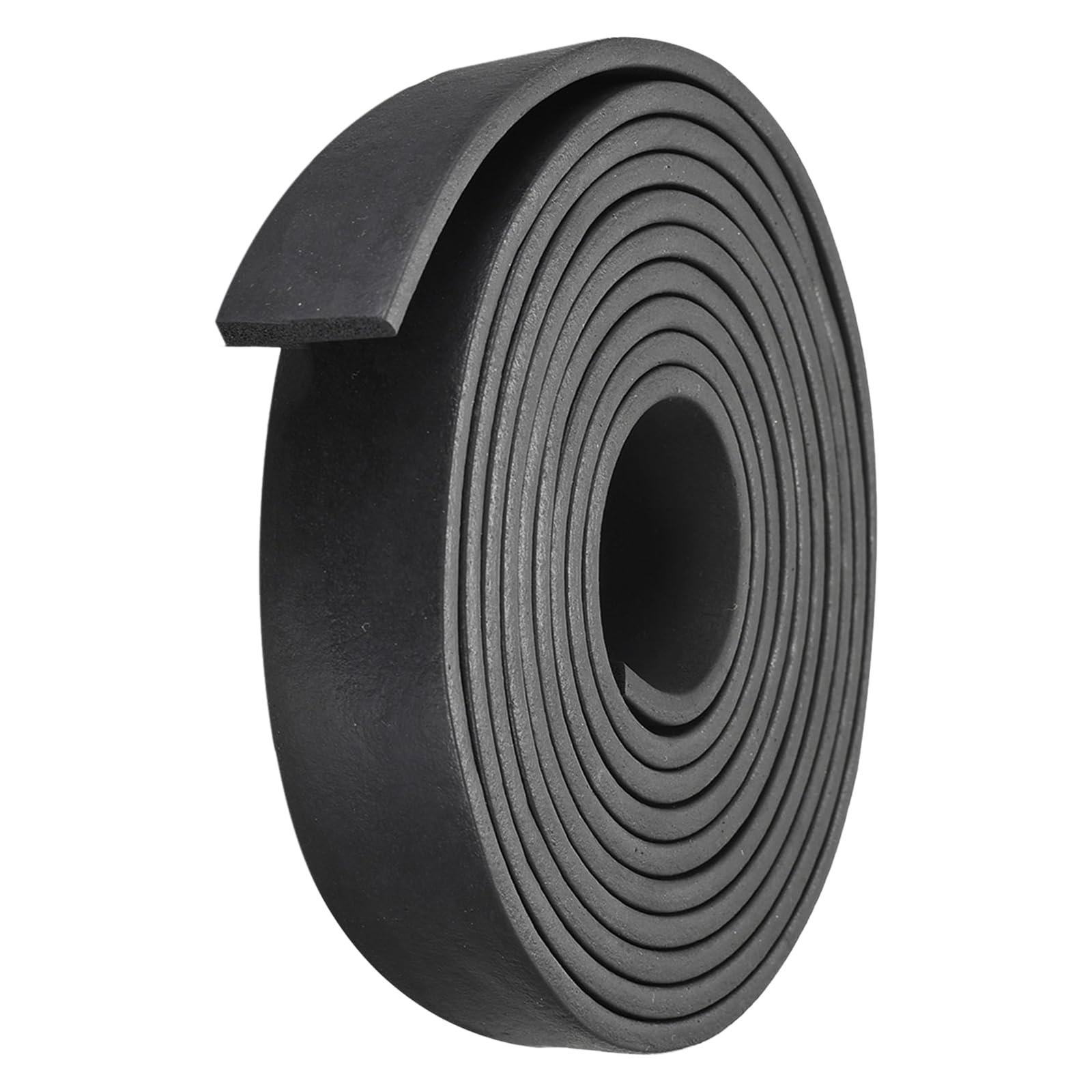 METALLIXITY EPDM Solid Rubber Strips (118.11" L x 0.39" W x 0.2" T) 1Pcs, Rubber Neoprene Seal Strips