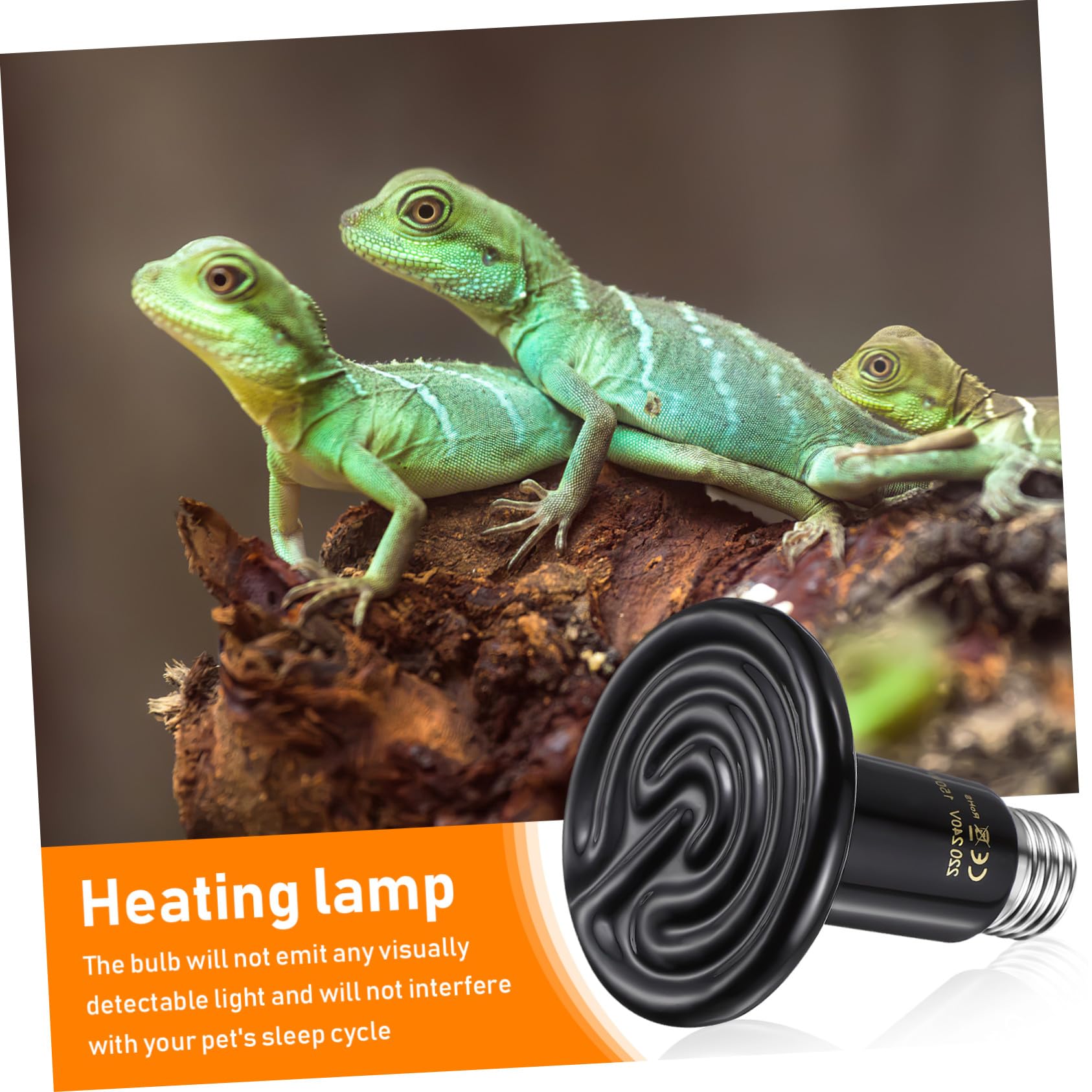 3 Szt Grzewcze Do Terrarium Grzewcze Dla Zwierząt Emitery Ciepła Dla Gadów Lampa Grzewcza Dla Jaszczurek Lampa Grzewcza Dla Gadów Żarówki Do Lamp Grzewczych Dla