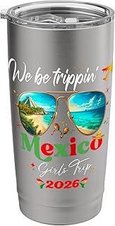 Mexico Cancun Cabo Vacay 2026 Stainless Steel Insulated Tumbler