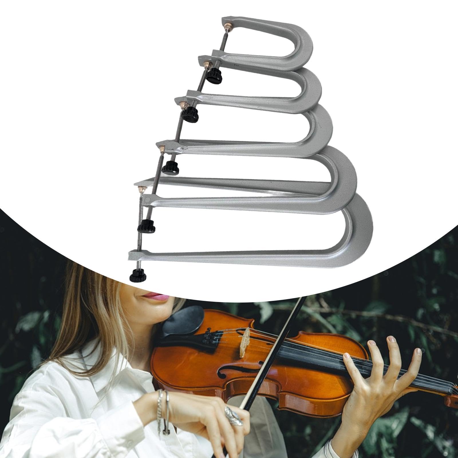 5x Geigenbalkenklemmen, für Geigen, Bratschen, Celli, Teile, DIY Geigenbauer
