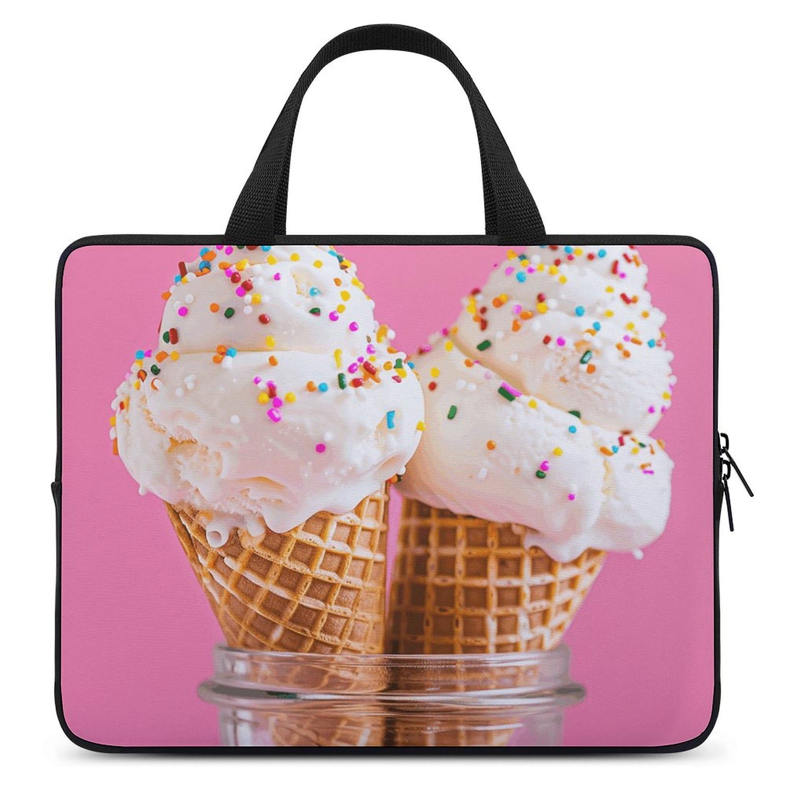 Sacoche ordinateur portable glace imprimée protège vos tablettes