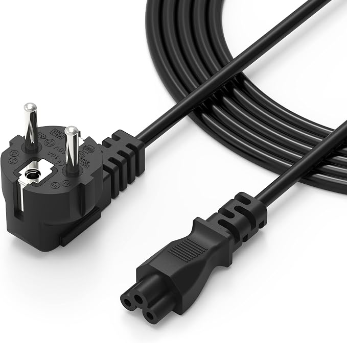 Lotto Di 60 Cavi Di Alimentazione Per Computer 6ft, Spina Maschio IEC C14 A Femmina C5 - Nuovi, Eccedenza Scolastica - copertina