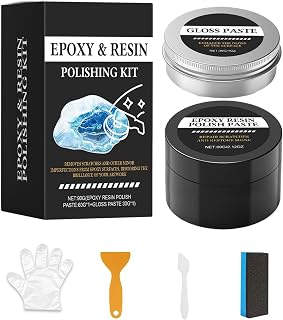 Epoxy Resin Polishing Kit - Compound,for Scratching Specially Formulated for High-Gloss Finishes, Removing Scratches and Restoring The Luster