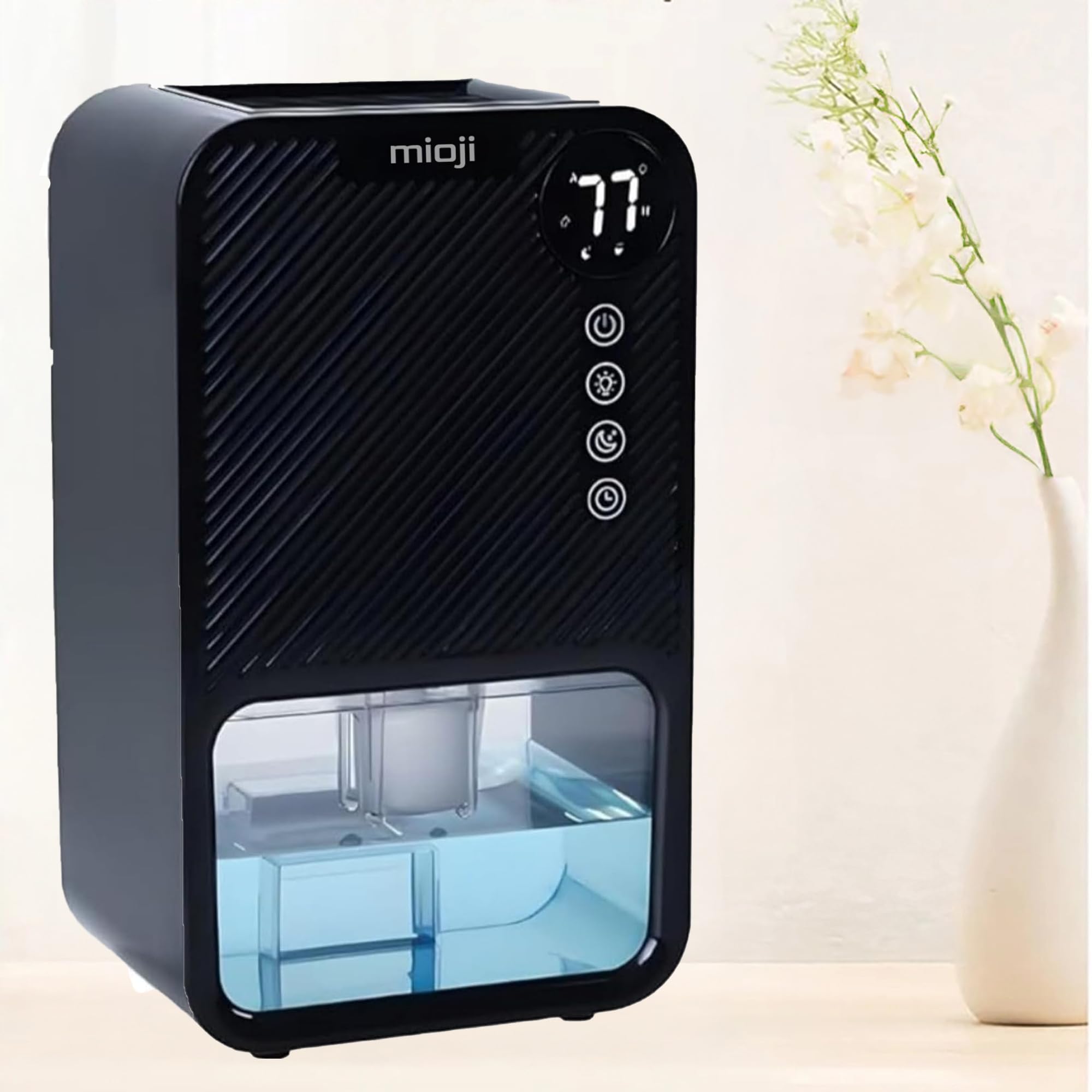 Mioji 30NEC 1100ml Hava İyileştirici ve Ev Tipi Nem Alma Cihazı - Siyah