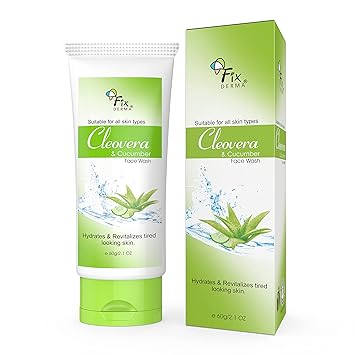 Amazon Com Fixderma Cleovera Cucumber Face Wash 2 12 Oz Beauty Personal Care