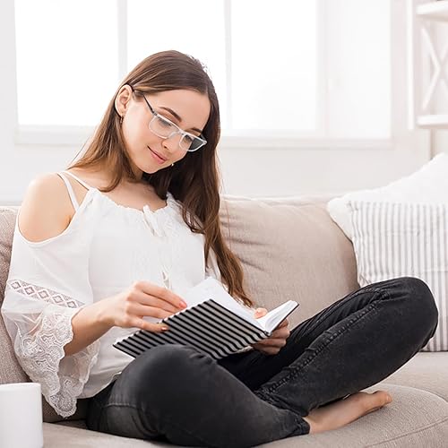 Miniatura 6 de Top is not 0 Superior Progressive Multifocus - Gafas de lectura para hombre, brazo de aluminio TR90, bloqueo de luz azul, bisagra de resorte