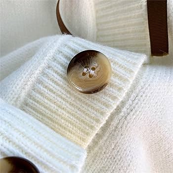 Amazon.co.jp: 女性の特大クマ刺繍カーディガン長袖 V ネック