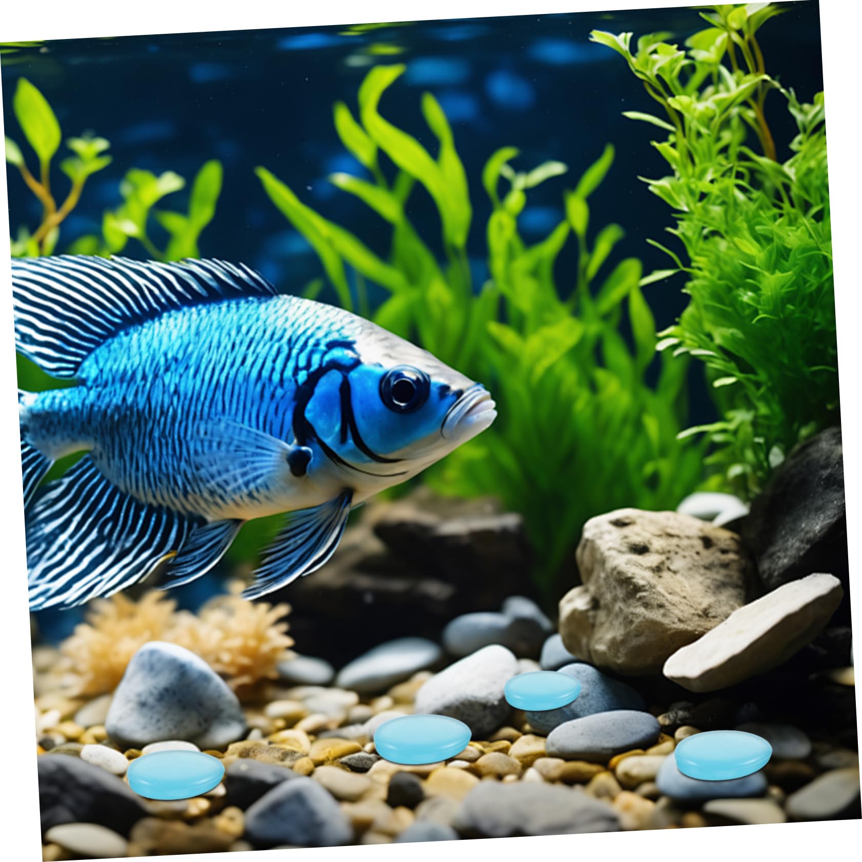Abaodam 400piezas Piedras Luminiscentes Para Bonsái Guijarros Decorativos Que Brillan La Oscuridad Para Acuarios y Jardines Suministros Para Plantas y Paisajismo
