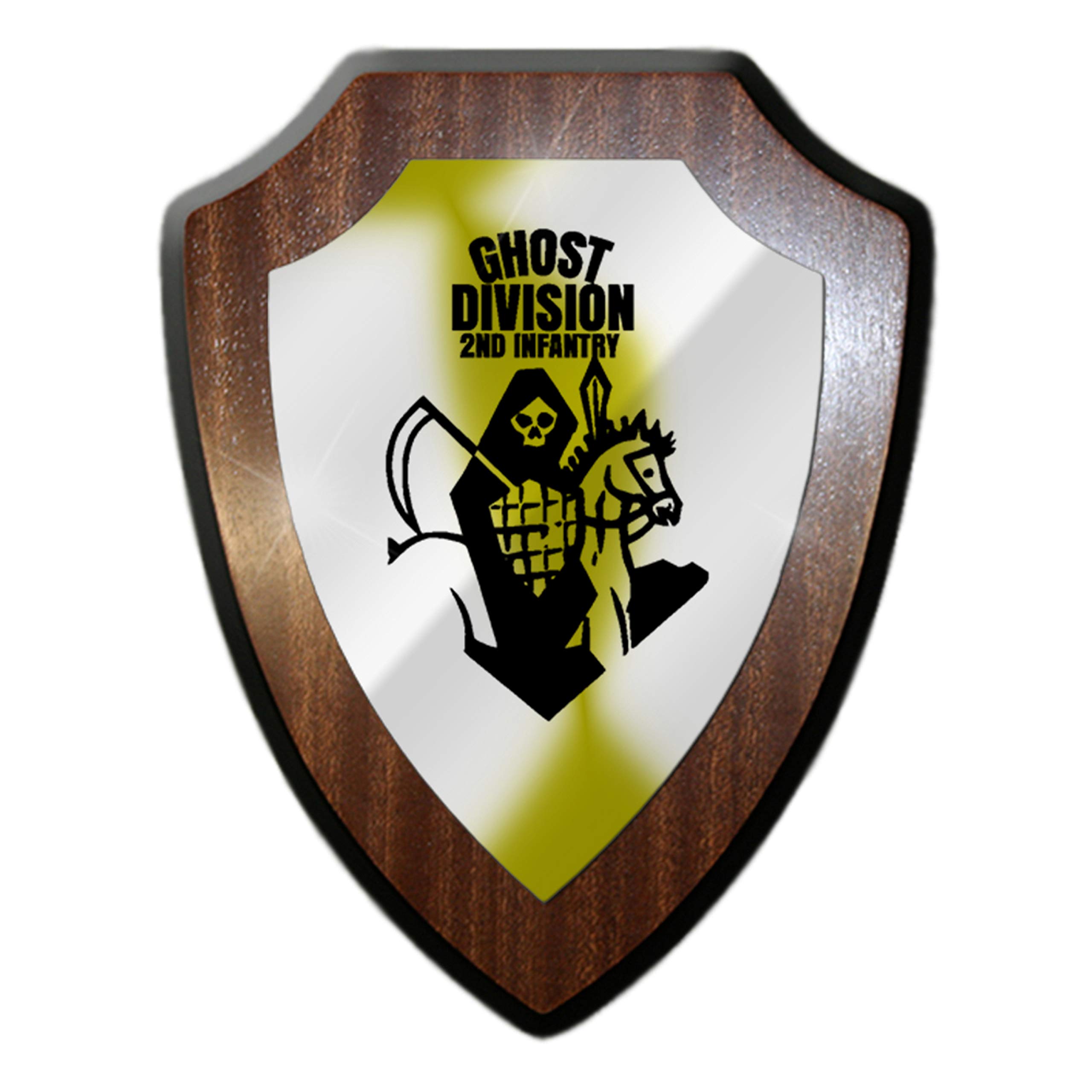 Plaque en carton Ghost Division 2nd Infantry Gespensterdivision #27131 objet de collection