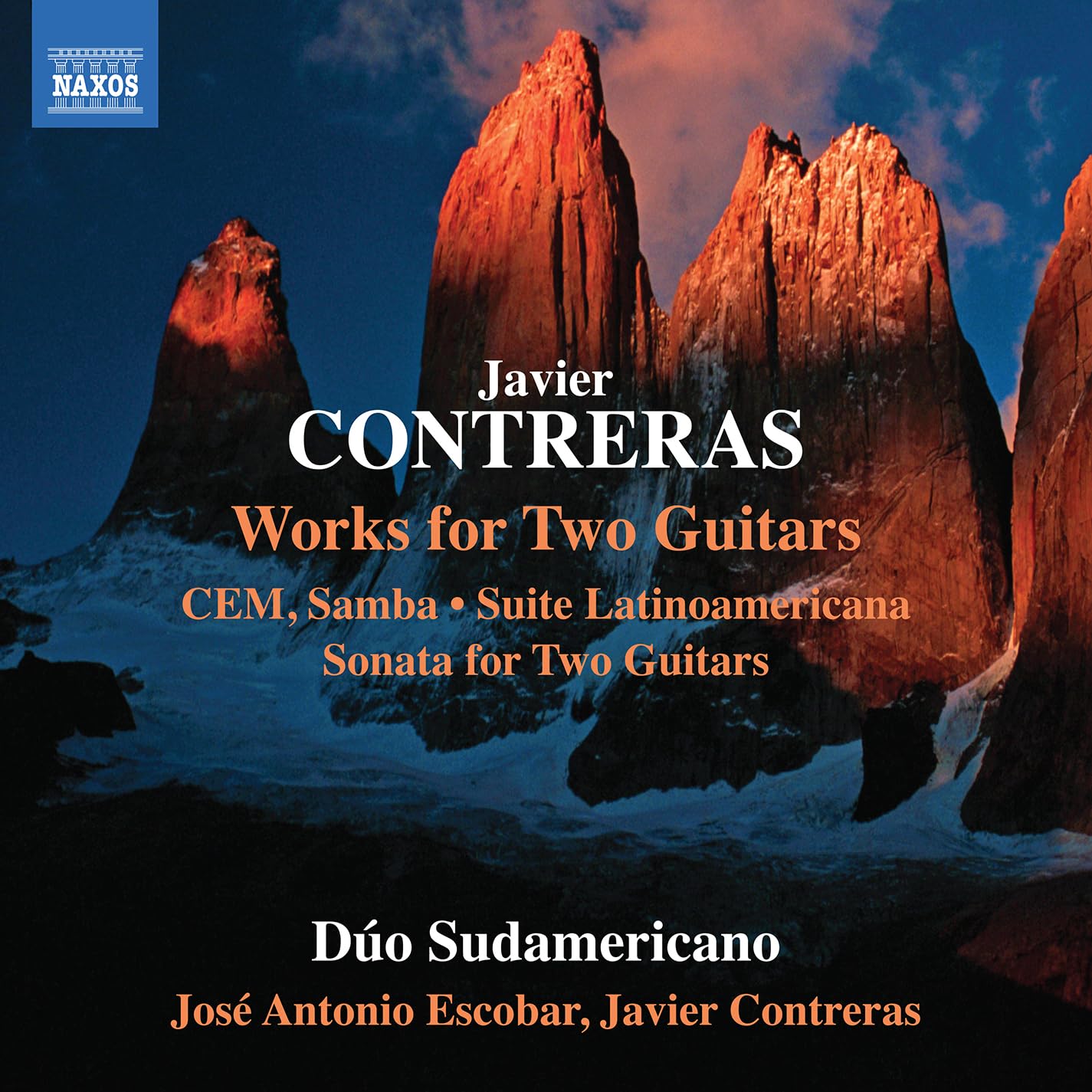 8574044 Duo Sudamericano Javier Contreras: Works For 2 Guitars CD 8574044 NEW