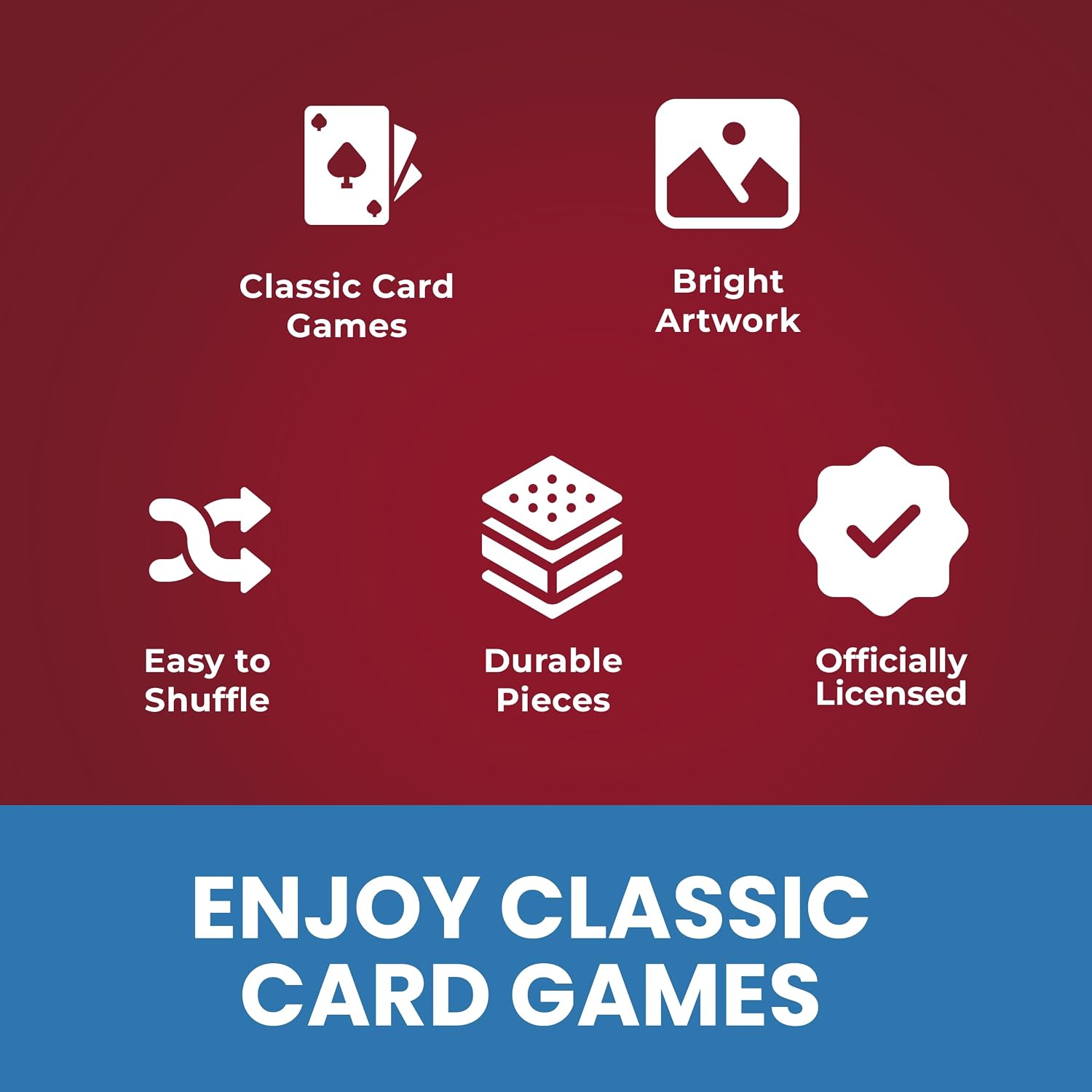 Masterpieces 92105: Farmall Case Ih - Playing Cards - Premium Quality, Educational, and Fun Activity for Kids and Families - Great Gift Idea for Holidays, Birthdays, and Everyday Playtime