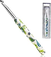 Vista 11 de 4.5mm Gancho de Ganchillo Looen, Mango Ergonómico para Manos con Artritis, Agujas de Tejer de Goma Suave Extra Largas para Principiantes