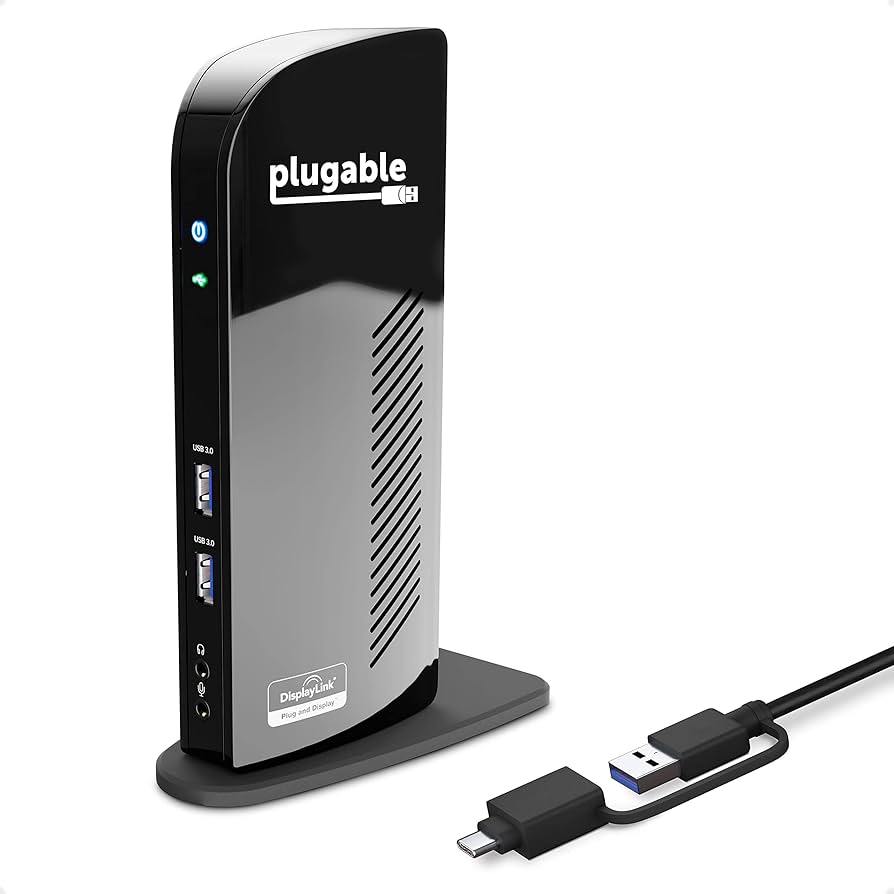 その他 plugable USB-C 4K DOCKING STATION Plugable USB-C Dual HDMI Display Docking Station with 65W