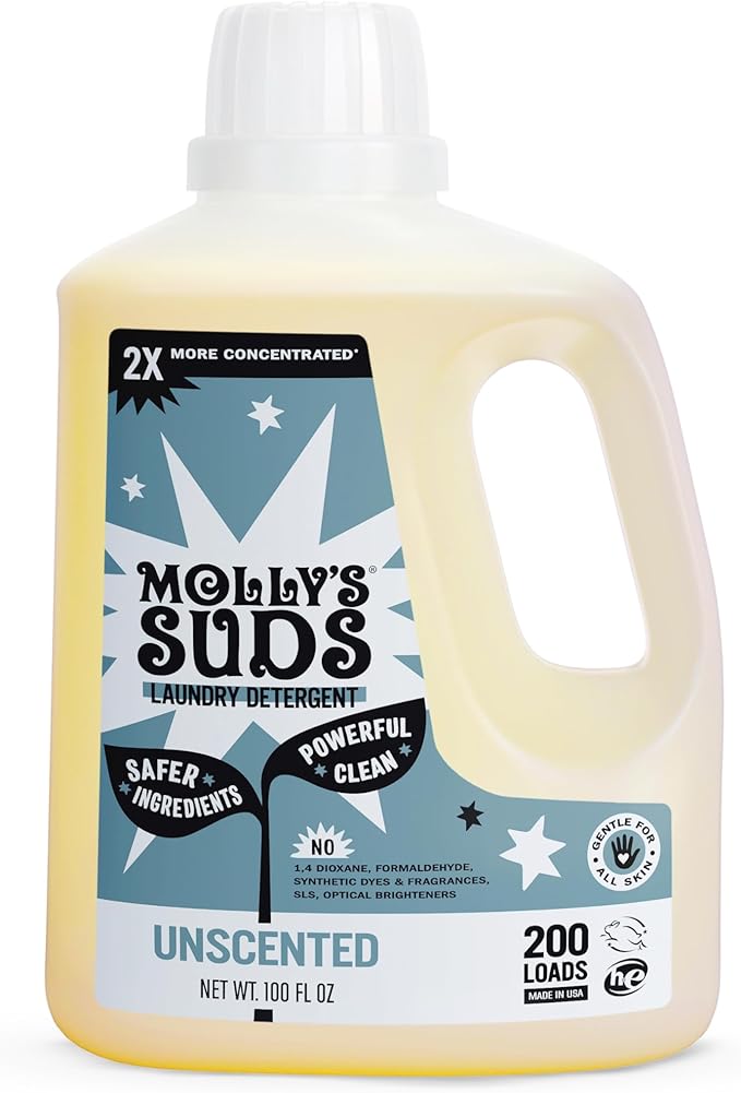 Molly’s Suds Swimwear Cleaner | Gently Removes Chlorine Lotions Oils Perfect For Cleaning Swimsuits 16 Fl Oz