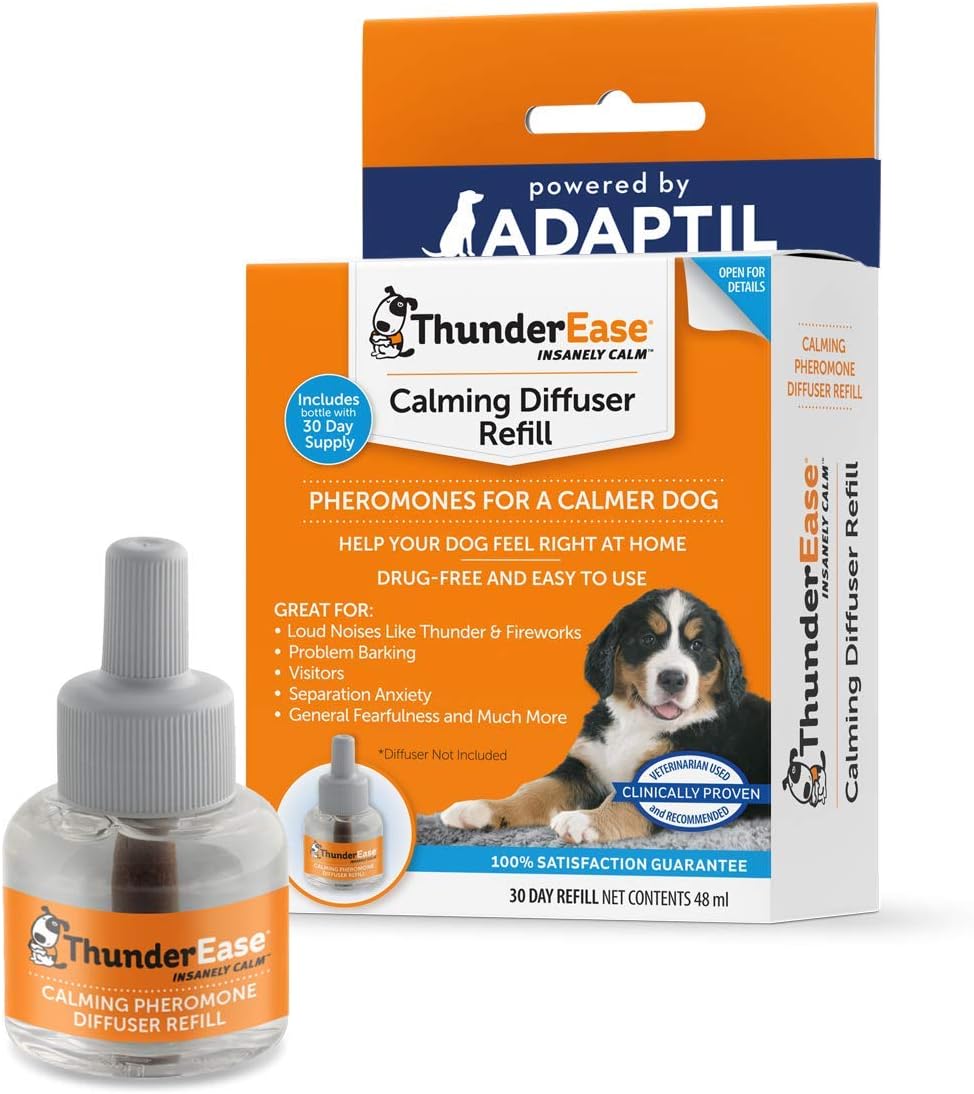 ADAPTIL ThunderEase Dog Calming Pheromone Refill – Reduces Anxiety & Stress (30 Days)