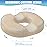 BlissTrends Donut Pillow Seat Cushion,Donut Chair Cushions for Postpartum Pregnancy & Hemorrhoids,Tailbone Pain Relief Cushion,Memory Foam Lifting Cushions for Office&Home Chairs (Khaki)