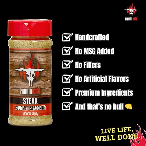 Miniatura 3 de Condimento gourmet para pechuga, para ahumador o parrilla  Sin conservantes  Sin MSG añadido  Runnin' Wild Foods, 6.4 onzas