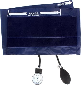 Dixie EMS Aneroid Sphygmomanometer - Thigh Size Blood Pressure Cuff