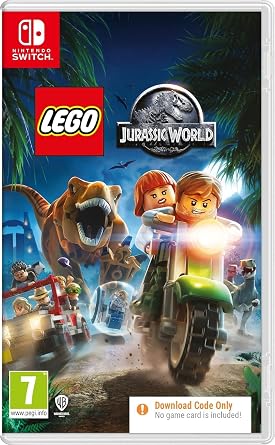 LEGO JURASSIC WORLD CODE IN BOX SWITCH