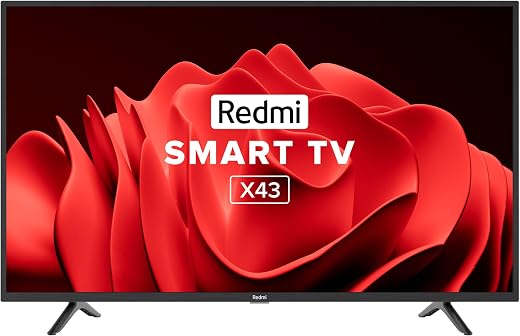 Redmi 108 cm (43 inches) 4K Ultra HD Android Smart LED TV X43 | L43R7-7AIN (Black)