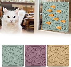 cão que lambe o tapete | Alimentador lento quadrado lambendo silicone cão trata esteira,Tapete para lamber o cão para lamber pasta, molho,