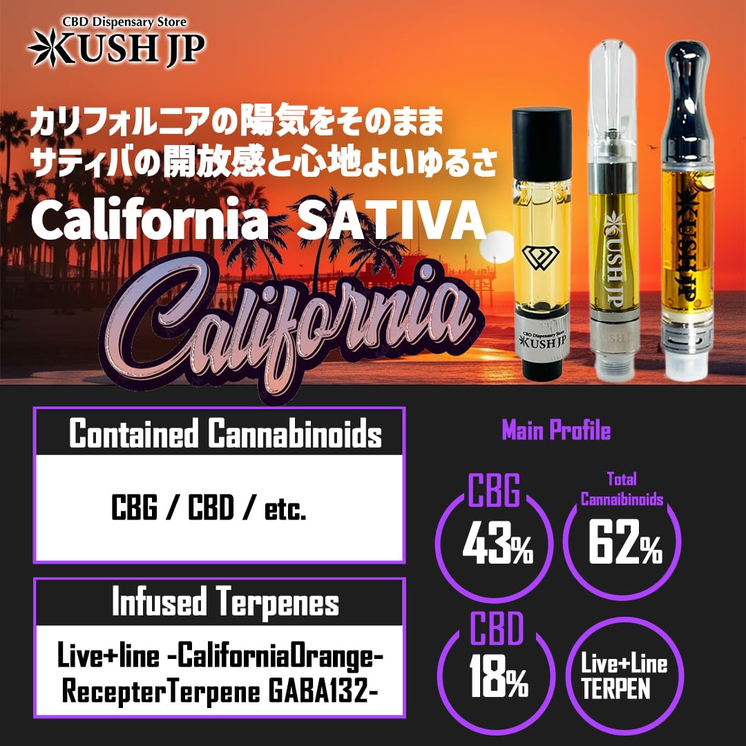 Amazon | 【KUSH JP】 高濃度 CBG × CBD リキッド 【新基準対応