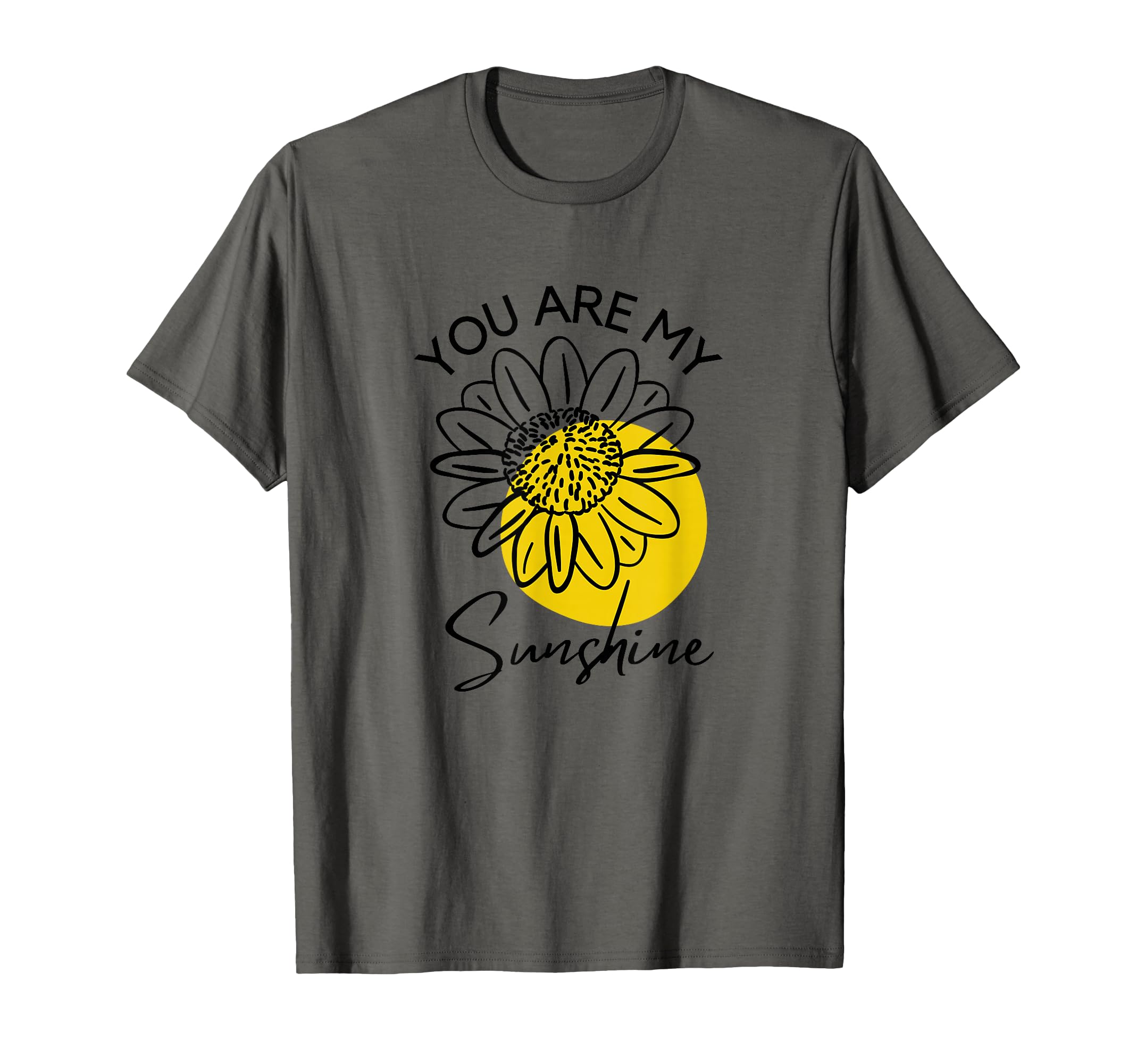 Women's Summer You are My Sunshine Sunflower Garden Graphic T-Shirt