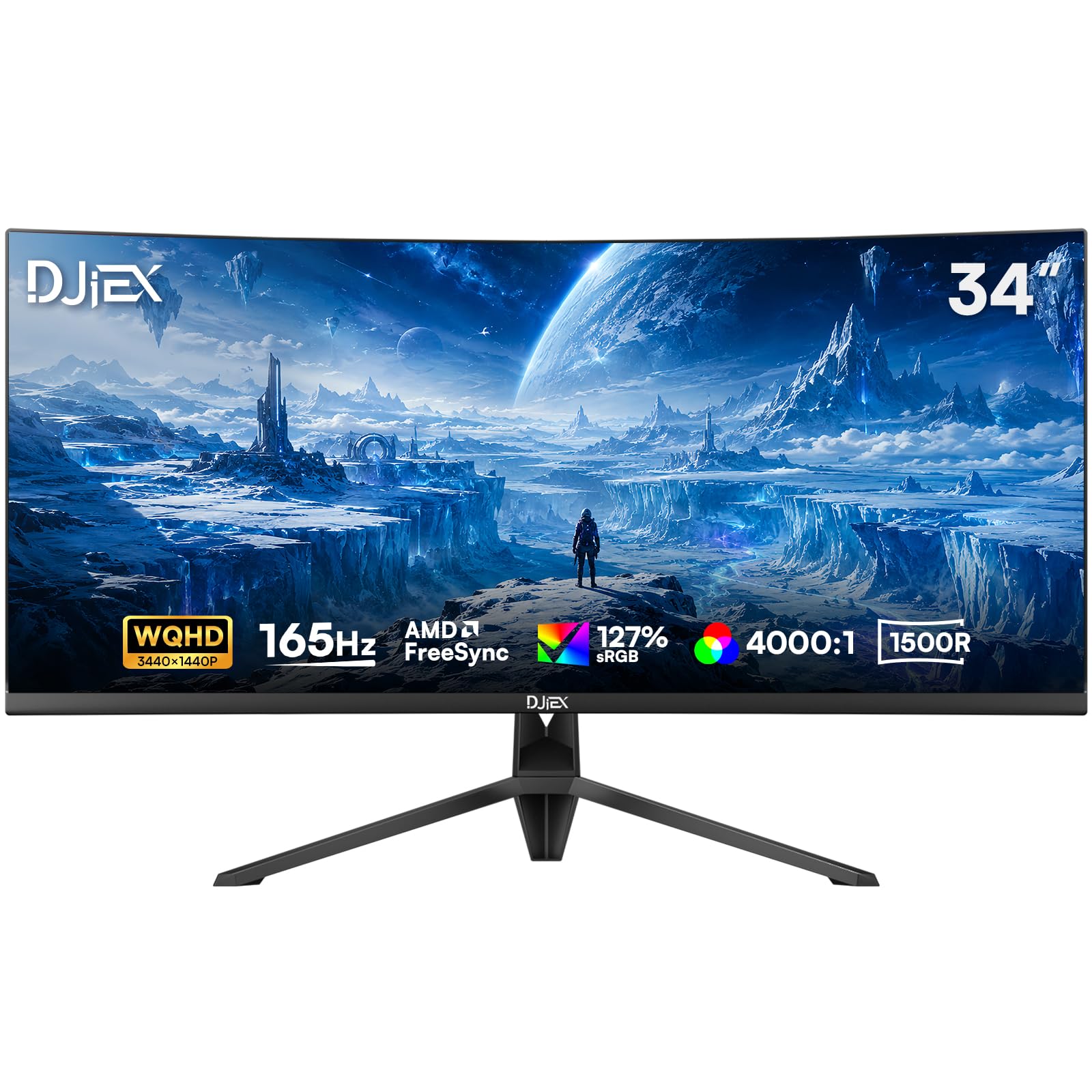 Amazon.com: DJiEX 34 Inch Curved Gaming Monitor,21:9 WQHD