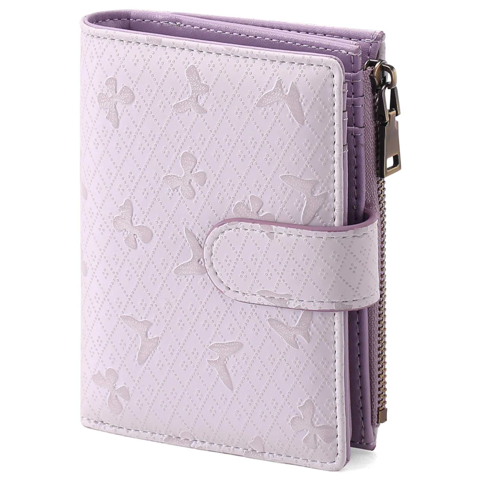 GAEKEAO Monedero Mujer Pequeño, Cartera Pequeña con Bloqueo RFID Billetera con Bolsillo de Cremallera para Monedas, Monedero Tarjetero Regalos para Mujer