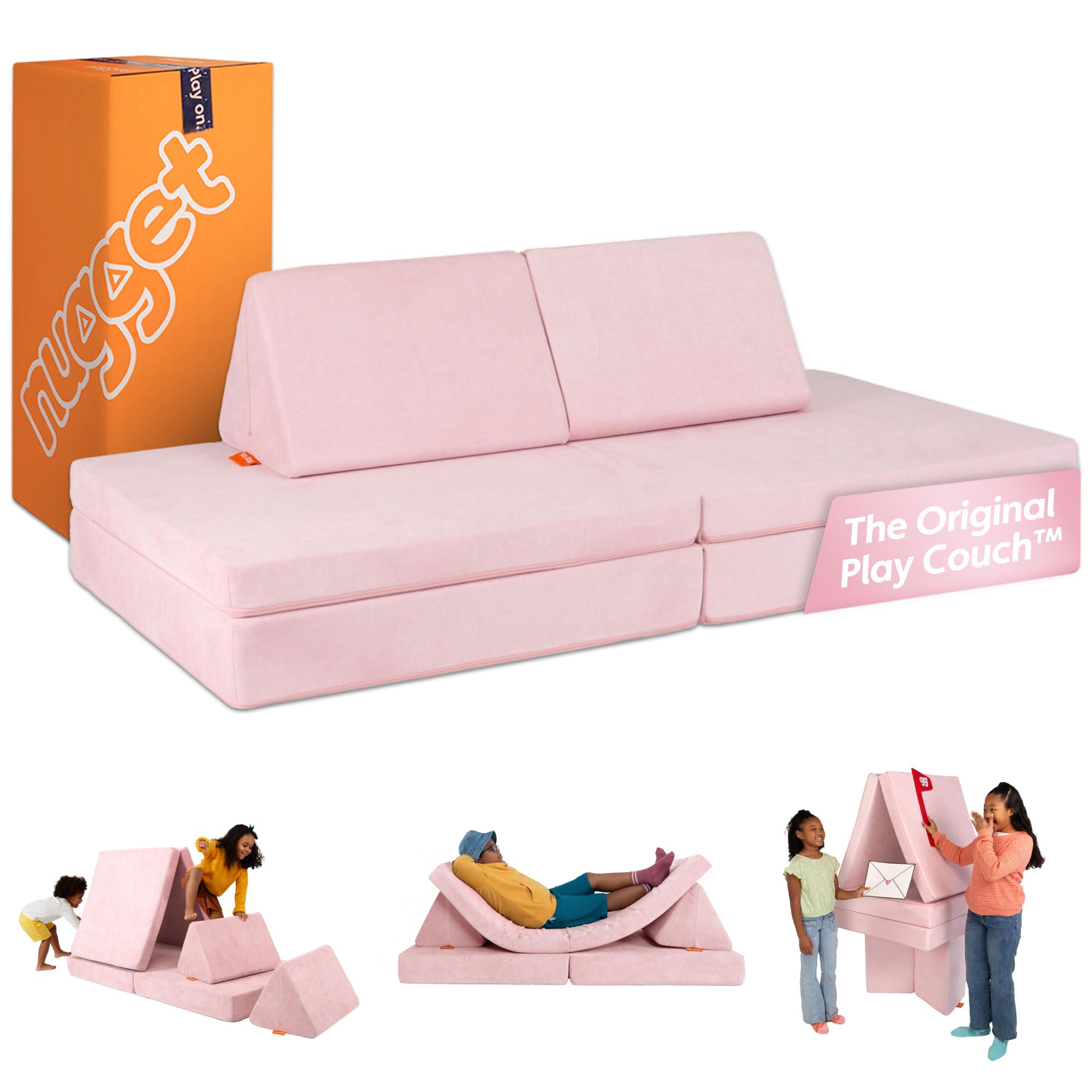 Nugget - The Original Play Couch for Kids - Modular Foam Children's Sofa