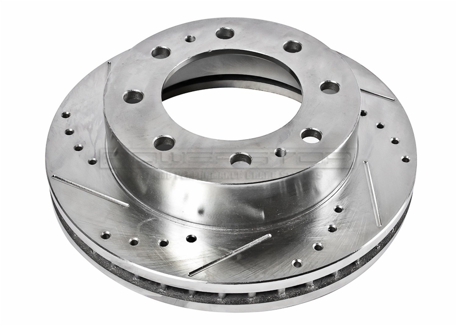 Power Stop AR8655XL Power Stop Extreme Performance Drilled And Slotted Brake Rotors Front Left w/2 in. Body Raise Power Stop Extreme Performance Drilled And Slotted Brake Rotors