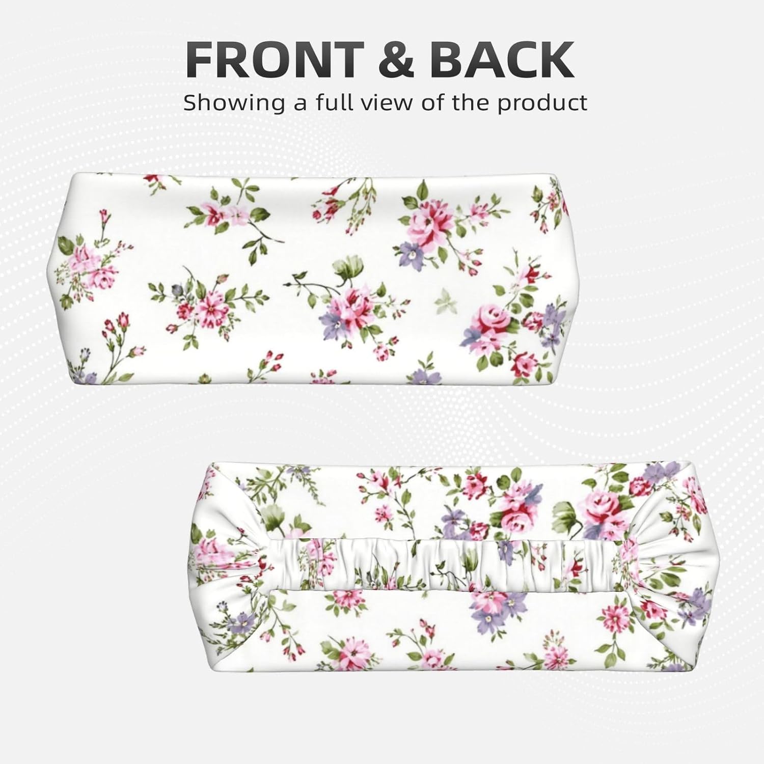 Sports Headbands for Women Men, Elastic Sweat Absorbing Running Headband Non Slip Wide Hair Band image 2