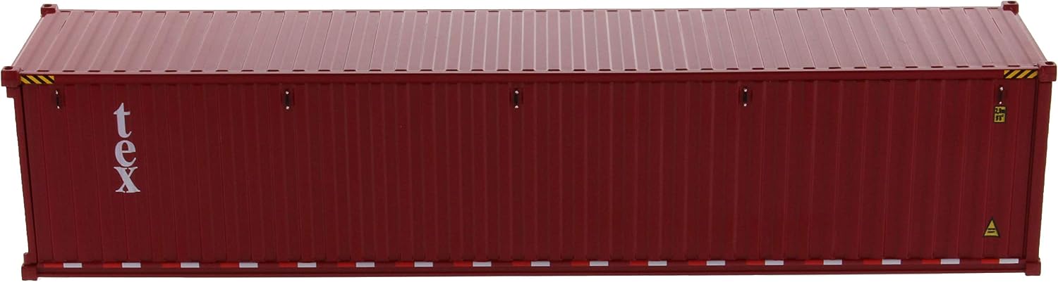 40' Dry Goods Sea Container TEX Burgundy Transport Series 1/50 Model by Diecast Masters 91027 A image 2