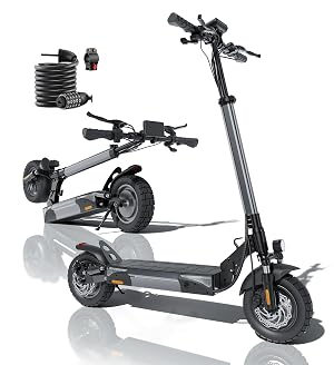 Electric Scooter for Adults 1000W Powerful Motor with 28 MPH Top Speed 28 Miles Long Range 10 Pneumatic