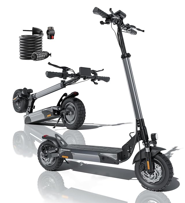 Electric Scooter for Adults 1000W Powerful Motor with 28 MPH Top Speed 28 Miles Long Range 10 Pneumatic