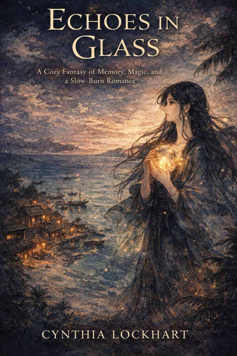 Echoes in Glass: A Cozy Fantasy of Memory, Magic, and a Slow-Burn Romance