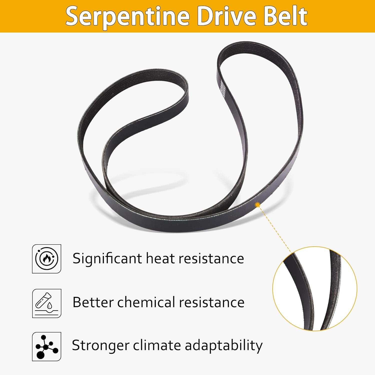 Drive Belt Tensioner Kit Compatible for Toyota Solara/Camry 2.4L 2004-2006, Compatible for Scion tC 2.4L 2007-2008 Replaces 7PK1940 16620-28090