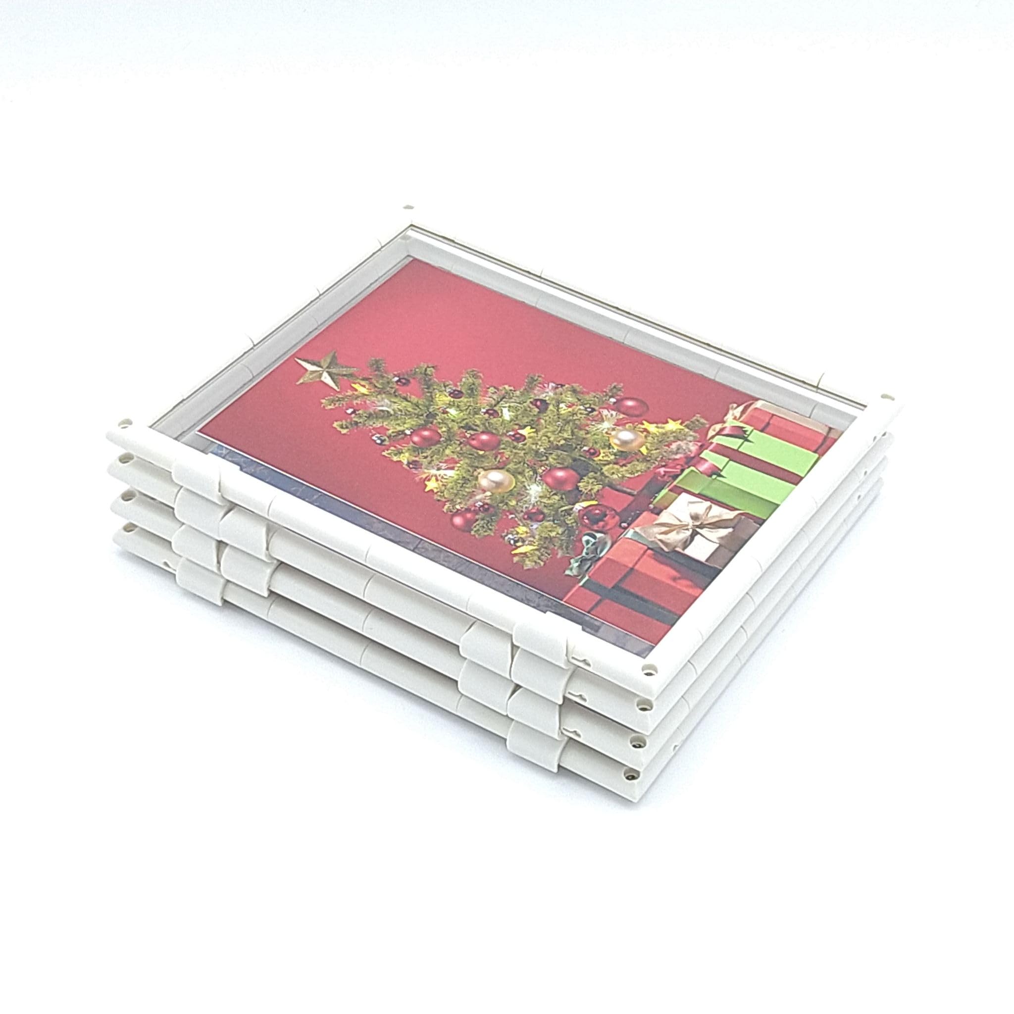 写真立て Amazon.co.jp: フォトフレーム 4面 A6サイズ 組み立てキット