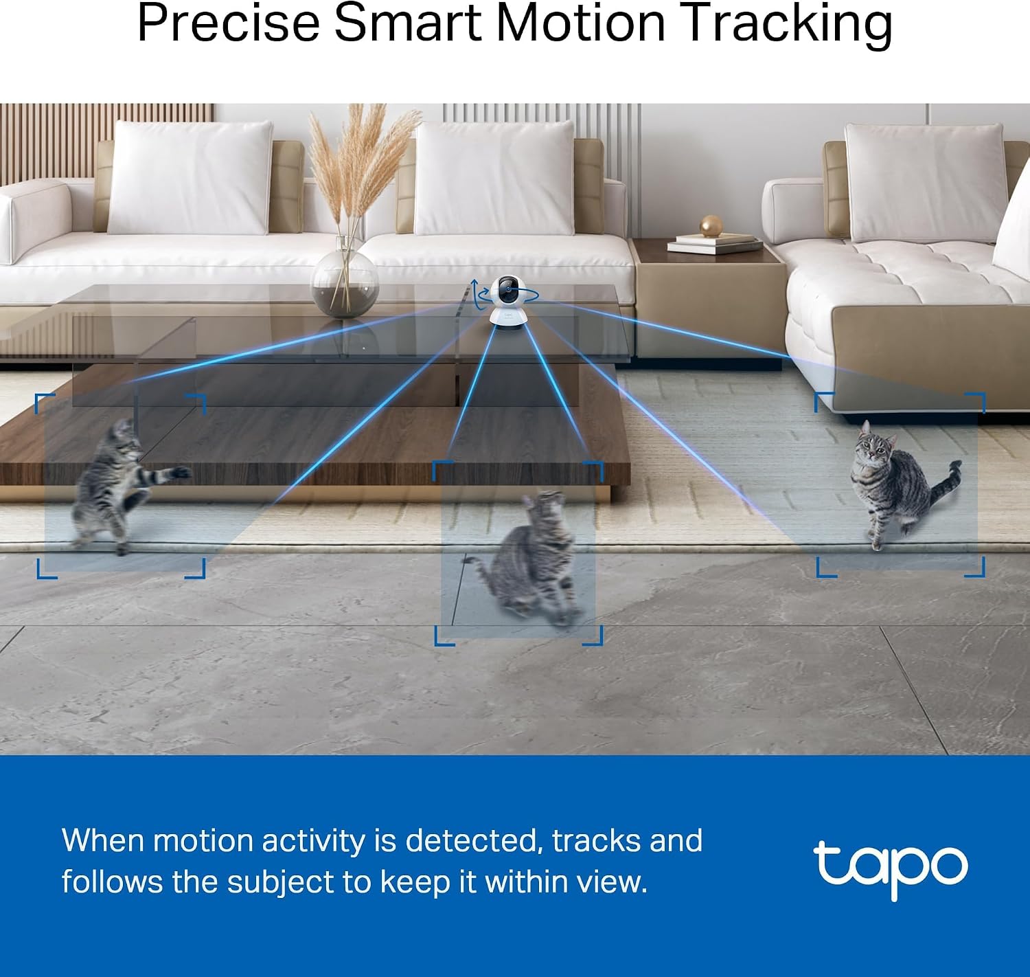 C220 2K Indoor Security Camera, Pan/Tilt WiFi Camera with AI Detections thumbnail 9