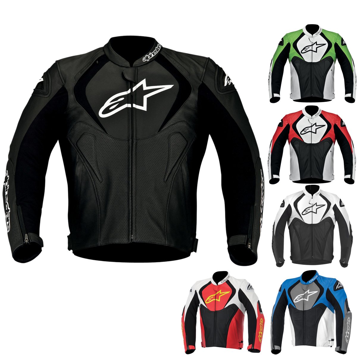 Alpinestars Jaws Perforated Leather Men's Riding Jacket