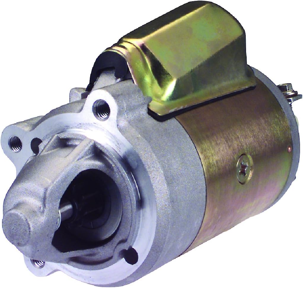 PREMIER GEAR PG-3187 Starter Replacement for Topaz L4 (84-87), Tempo L4 (84-87), Aerostar V6 (86-91), E43F-11001-AA, E43Z-11002-A, E69F-11001-AA, E69Z-11002-A, E69Z-11002-ARM, RM1U2J11001FA, Grey