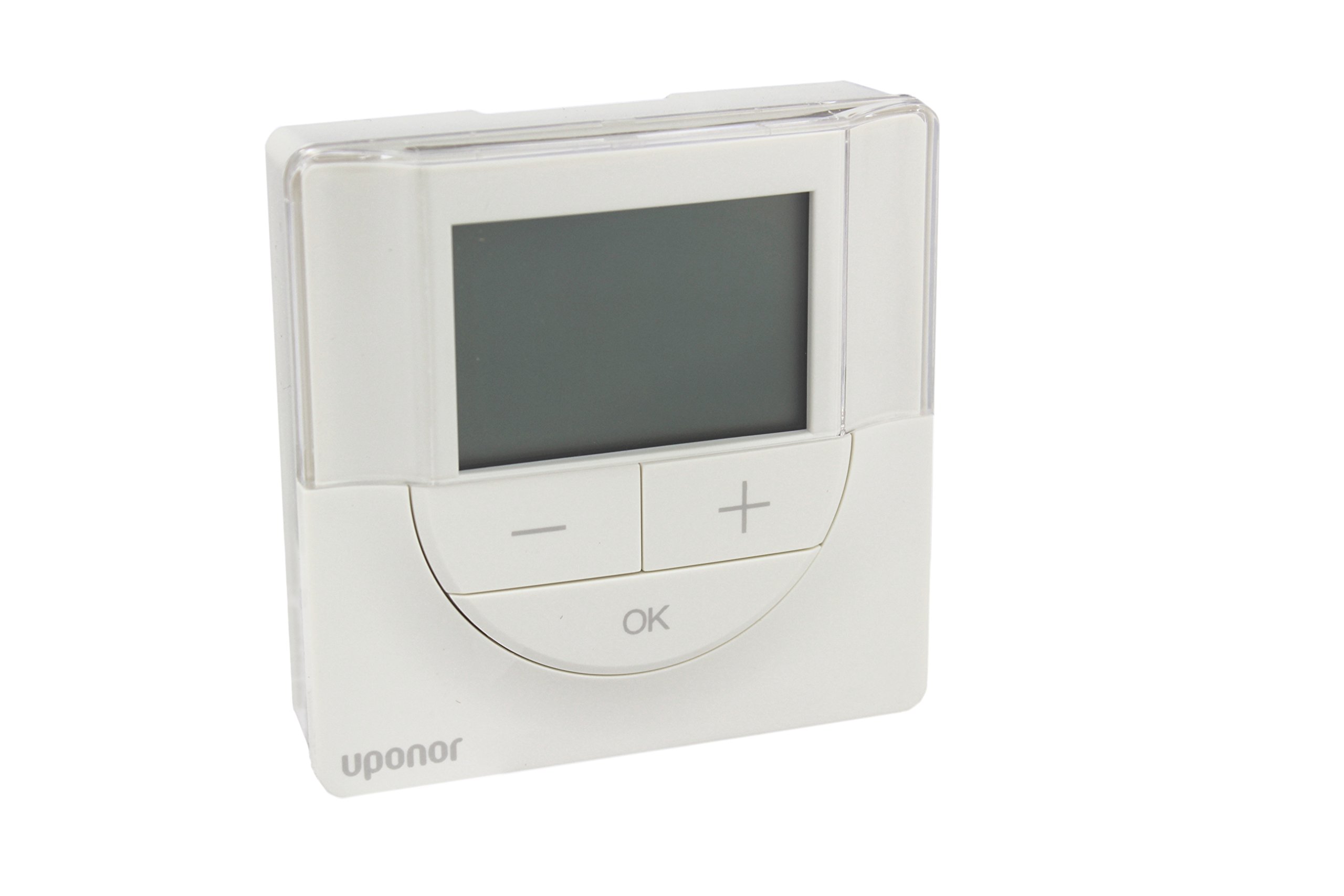 Uponor 1086977 SMatrix Wave T-148 Programmierbarer Thermostat mit Kabel | Raumregler, Raumtemperaturregler für Fußbodenheizung