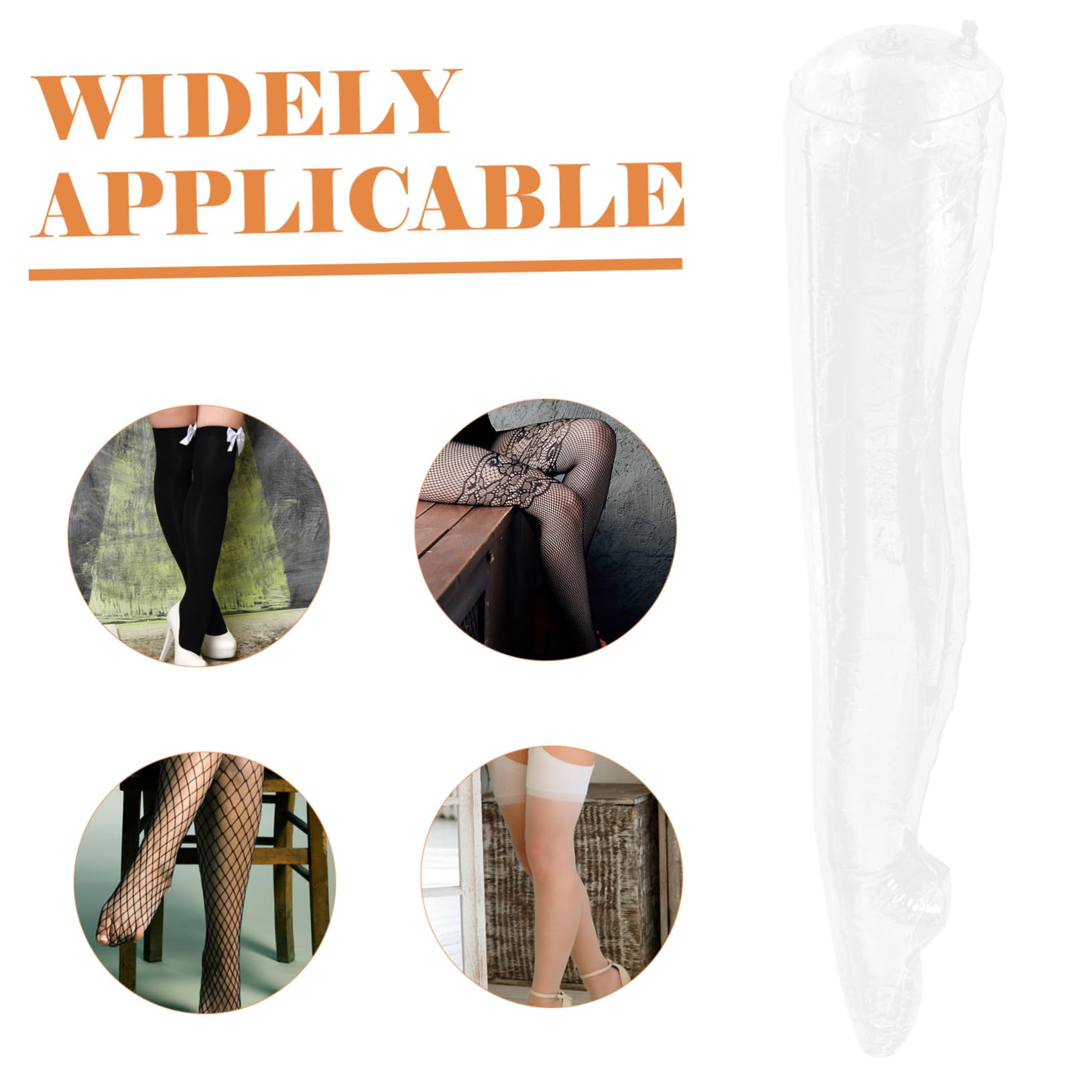 SEWACC 5stücke Aufblasbare Schaufensterpuppe Für Socken Strumpfdisplay Transparente Beinmodelle Für Kleidungsgeschäfte Vielseitig Einsetzbar Praktische Aufbewahrungslösung Für