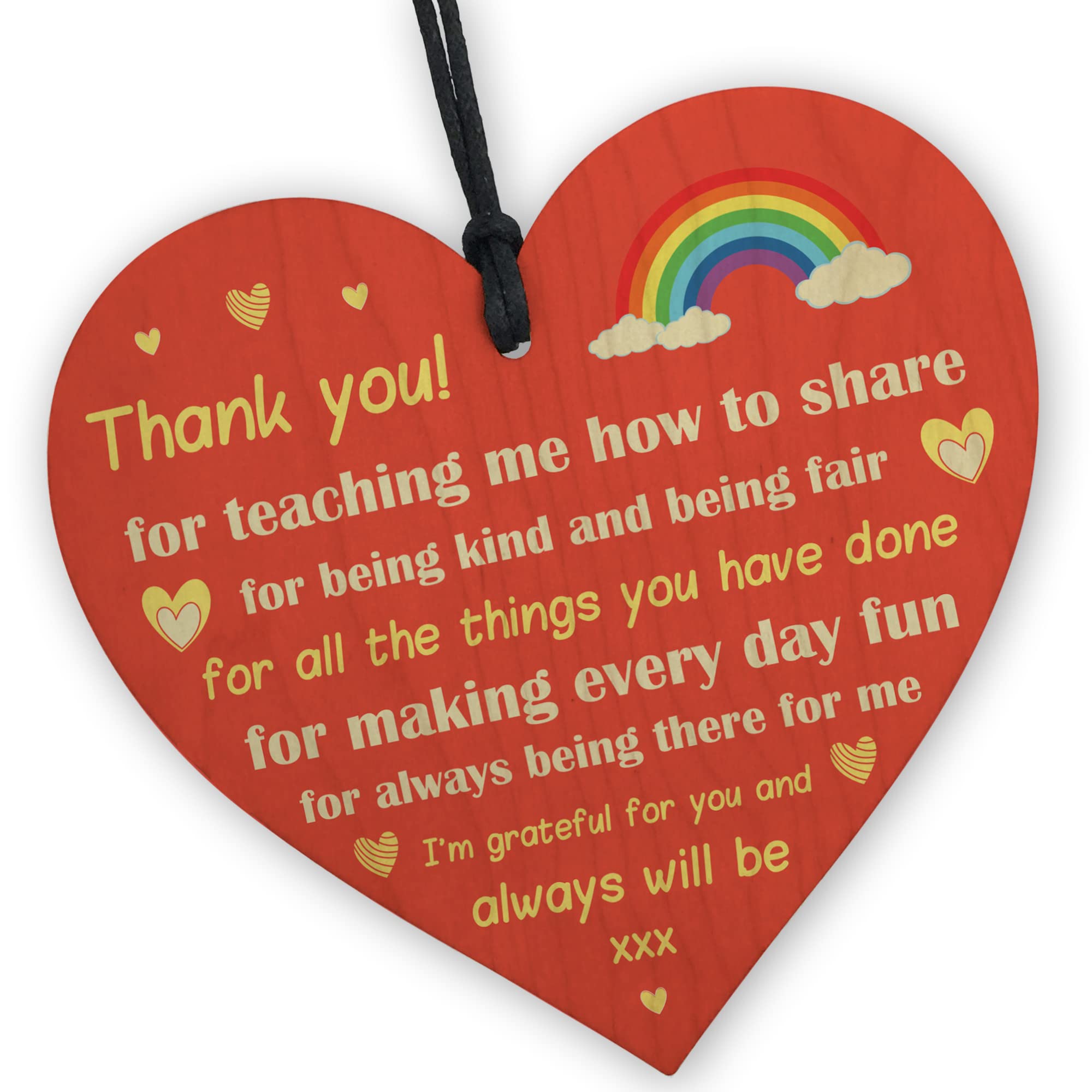 Red Ocean Teacher Gifts Thank You School Nursery Pre School Leaving Present From Child Student