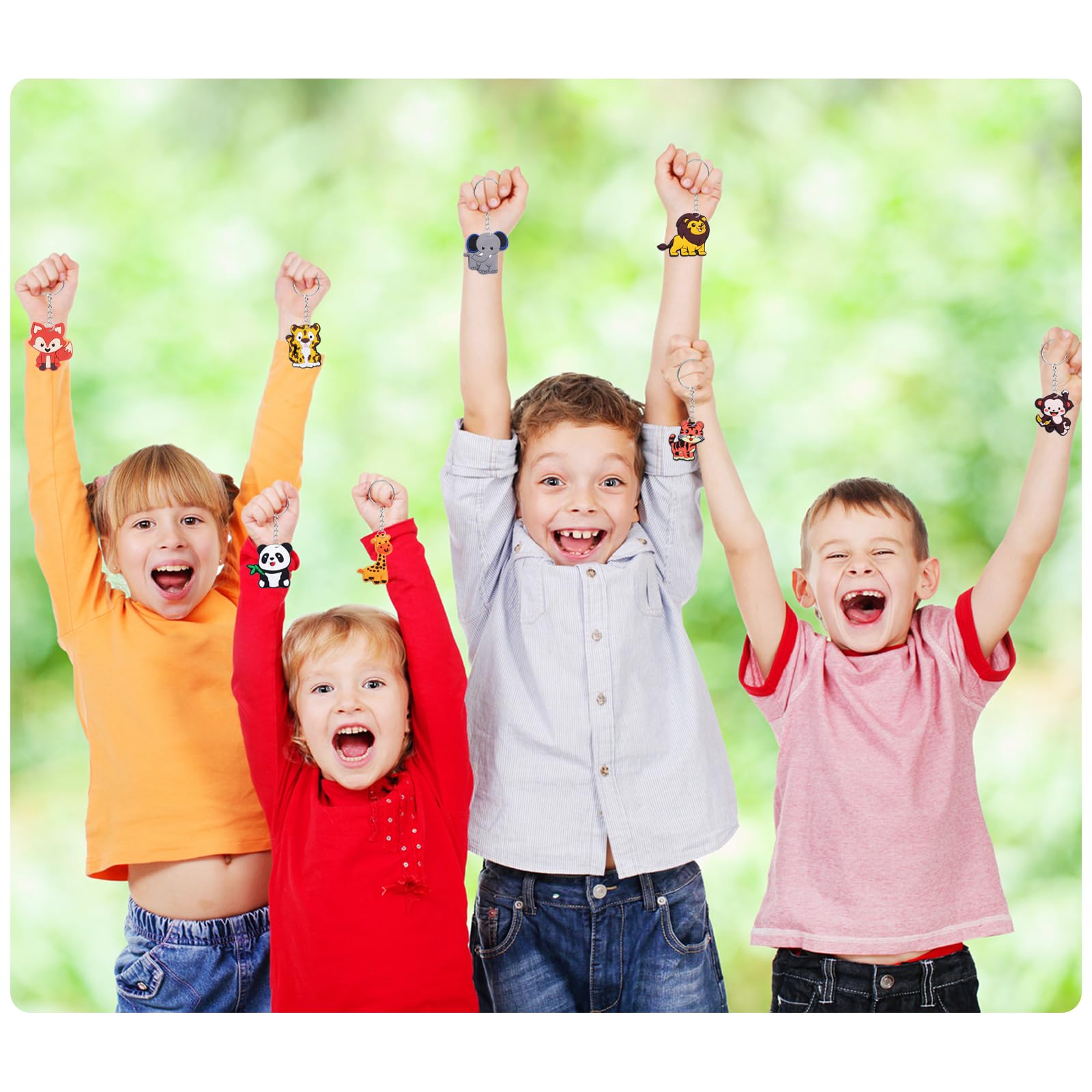 Ciondolo portachiavi personalizzato Giraffa regalo personalizzato per bambini compleanno animali asilo scuola primaria iscrizione - Italia