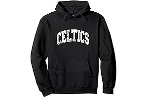 Official Vintage Boston Celtics Pullover Hoodie for Youth Basketball Fans