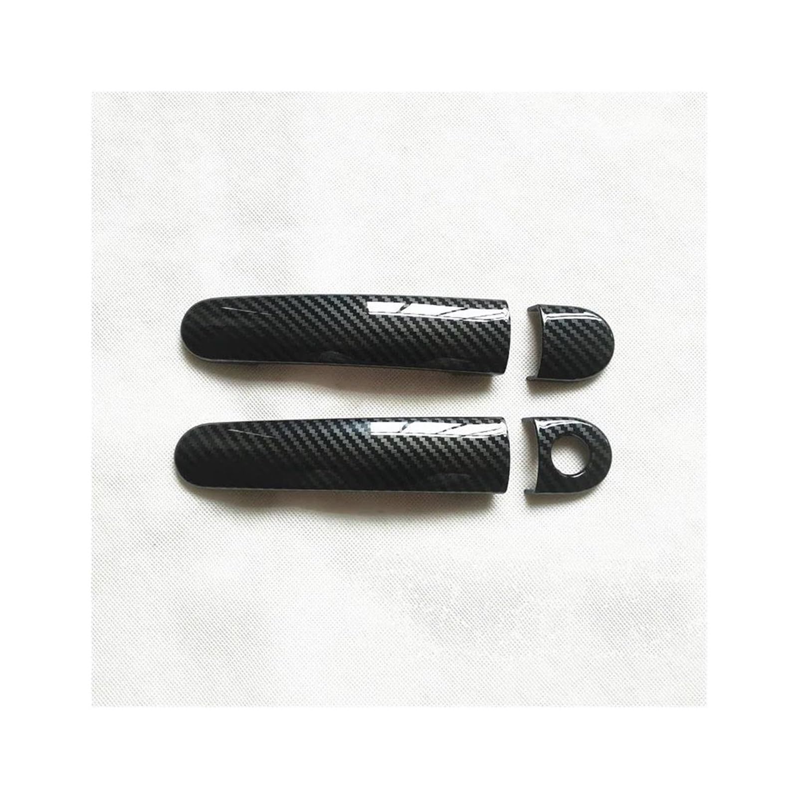 NVNZMFPPW Handles Covers Plastic Imitation Carbon Fiber for TT 8j 8n MK1 MK2 RS Accessories Door Handle Cover Trim(2DK-1)