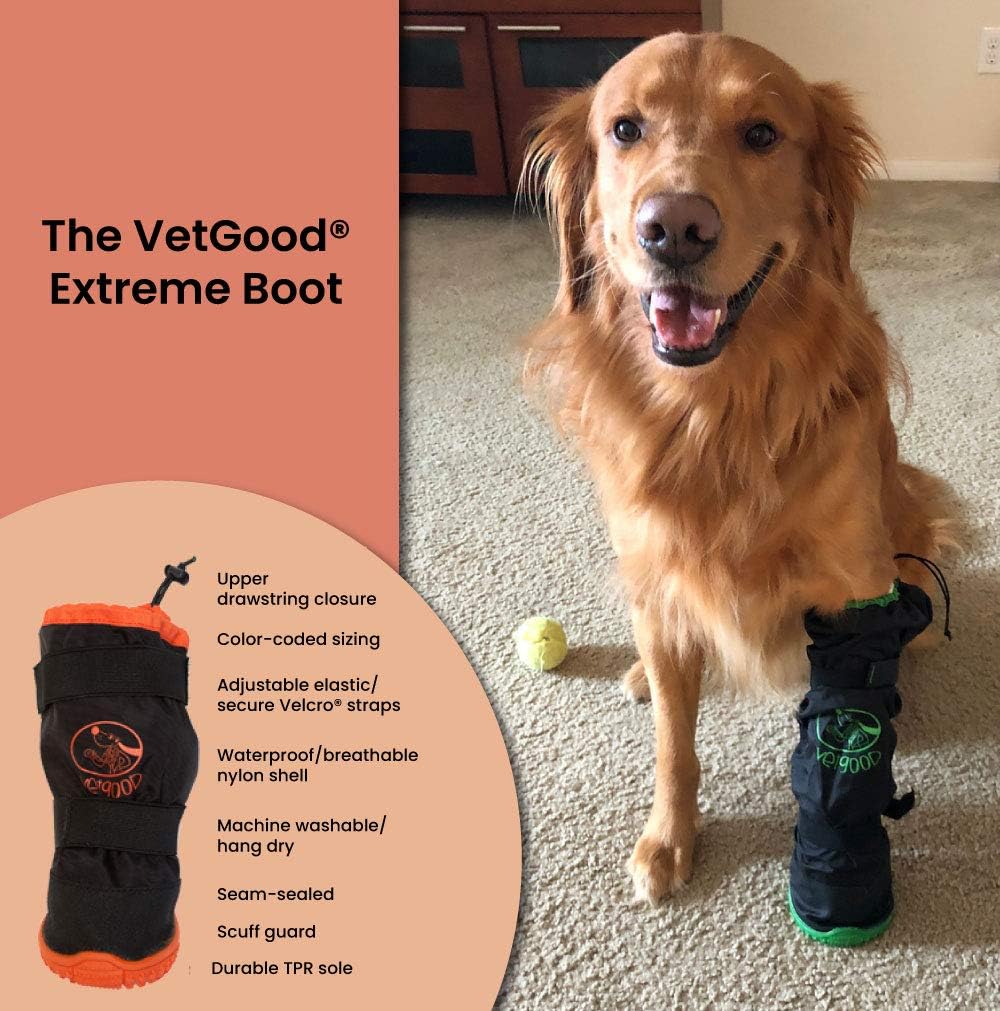 Dogs Boots & Paw Protectors Splints and Casts VetGood Oversized Extreme Waterproof & Breathable